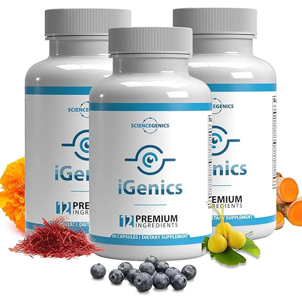 iGenics 3 Bottle with ingredeints